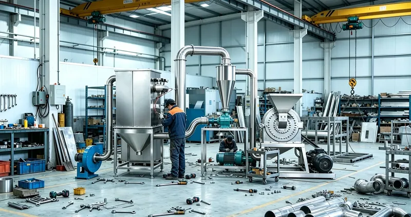 Powder processing factory production Powder processing factory production
