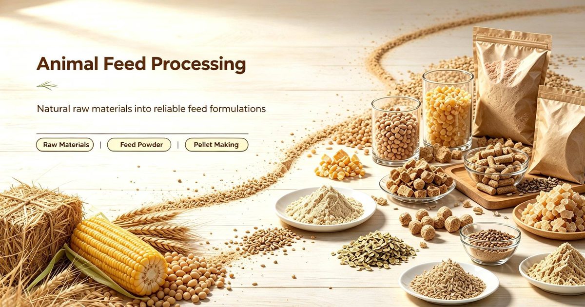 Animal Feed Powder Processing Animal Feed Powder Processing
