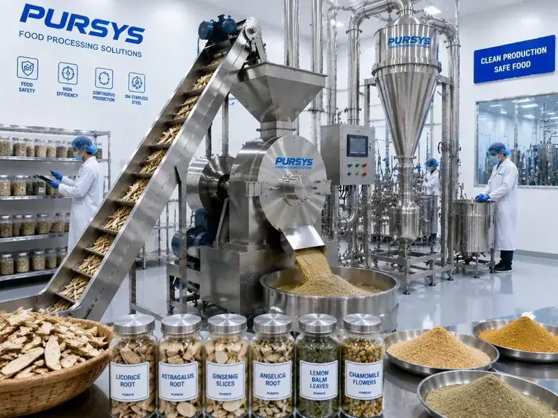 Herbal Powder Processing Solutions