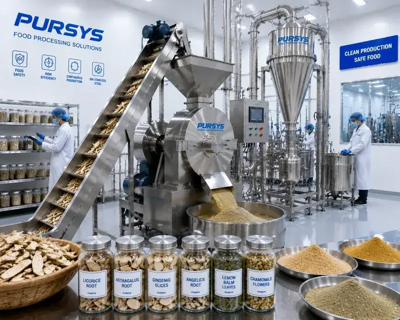 Herbal Powder Processing