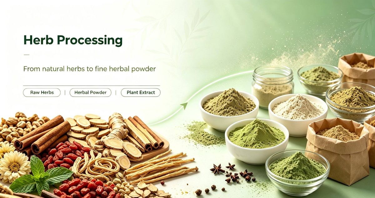 Herbal Powder Processing Herbal Powder Processing