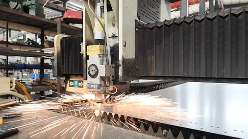 Laser cutting for stainless steel powder processing equipment