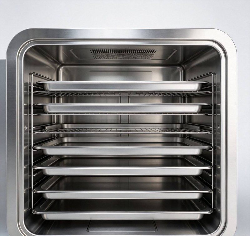 Drying oven trays and heat circulation Detail 1