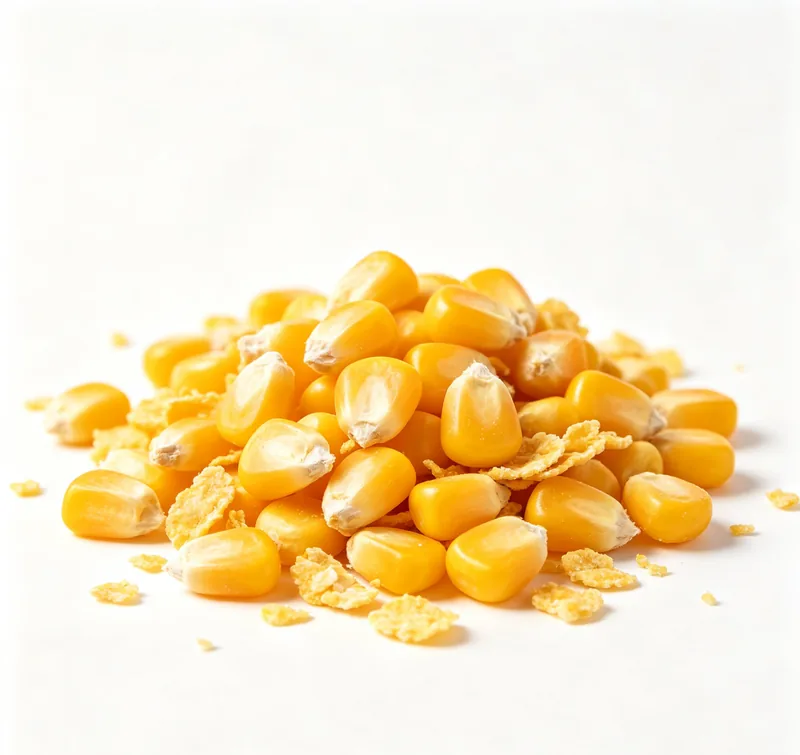 Corn flour processed by pin mill