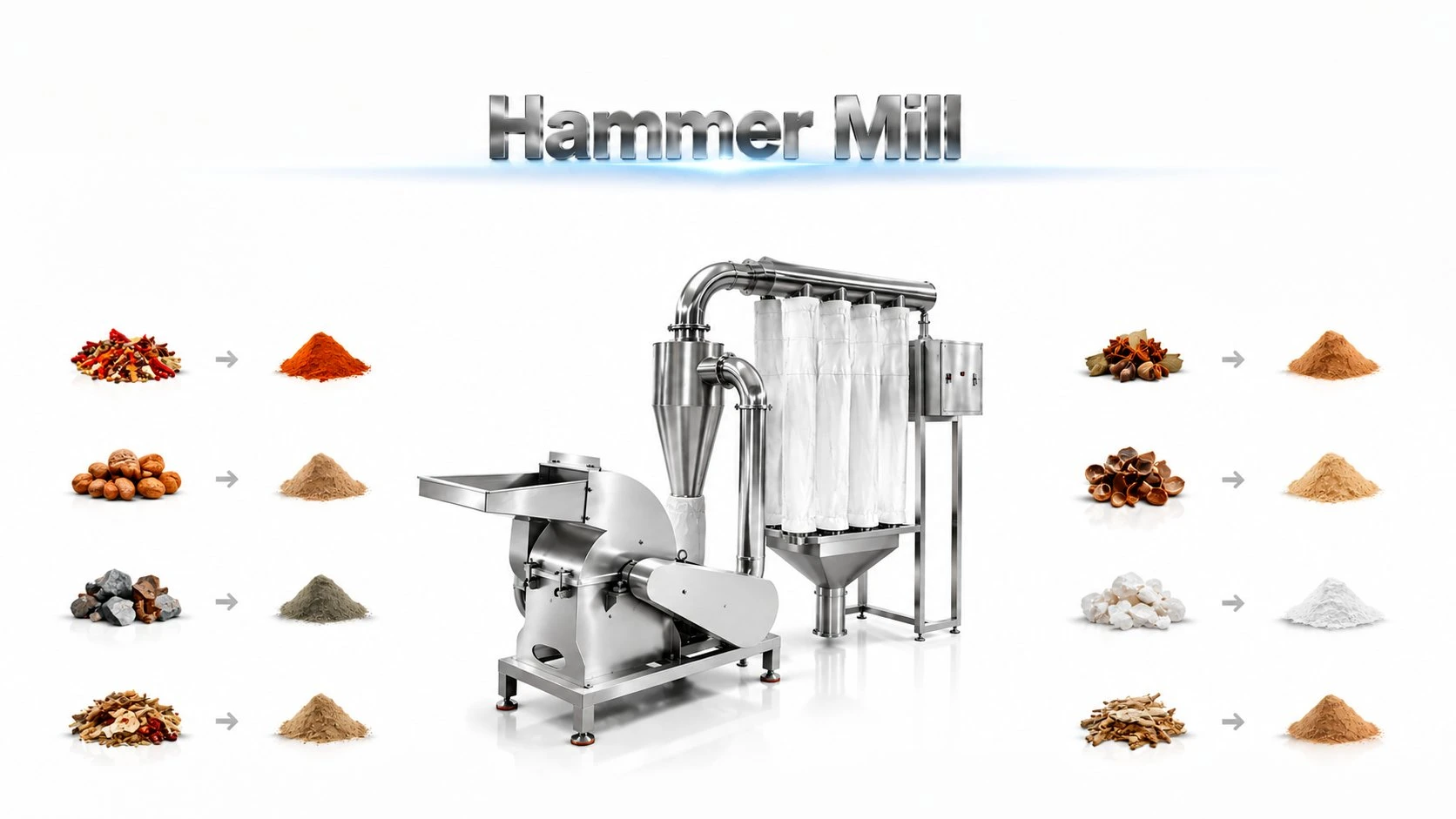 Hammer Mill Working Demo