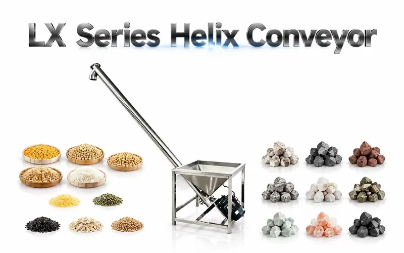 Industrial Screw Conveyor Working Demo