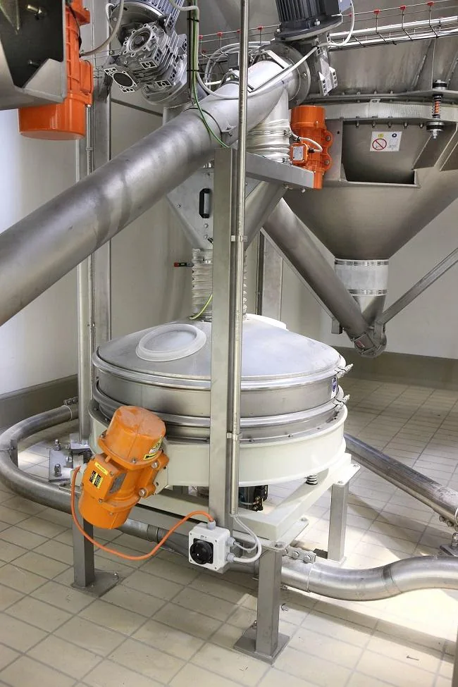 Dust collection system for turmeric powder processing