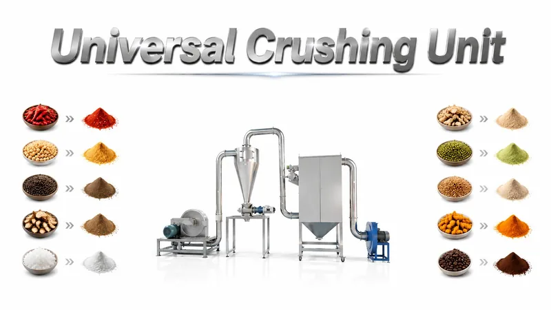 Universal Crushing Unit Working Demo