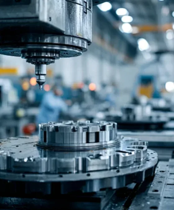 CNC precision machining at PURSYS equipment factory